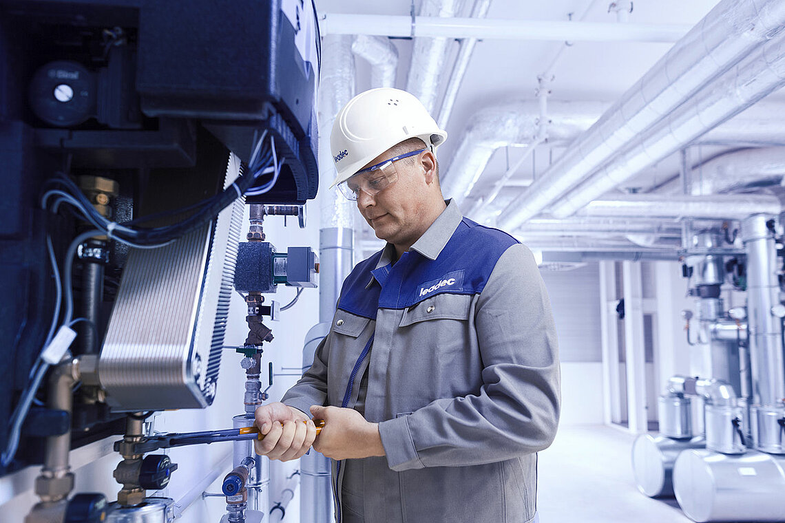 Leadec Mitarbeiter technisches Gebäudemanagement